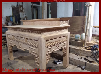 Bàn thờ gia tiên 3 tầng cao cấp